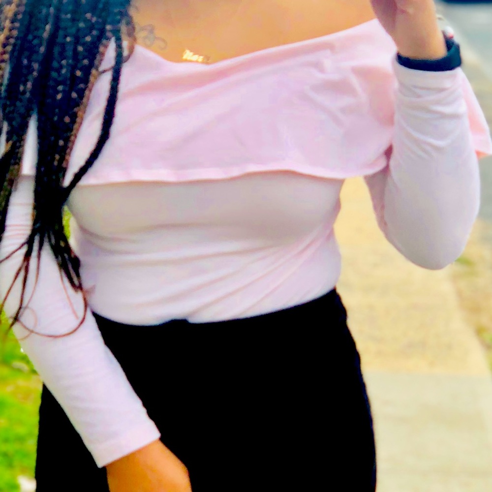 Off the Shoulder Long Sleeve